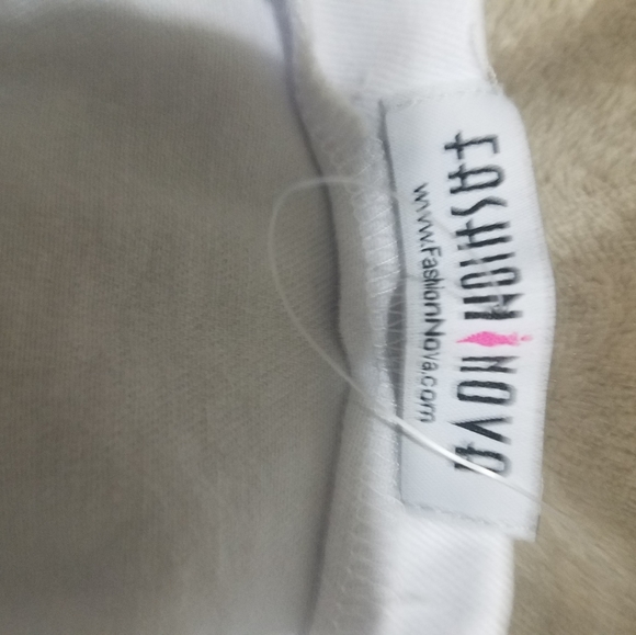 WHITE FASHION NOVA LACE UP DRESS SIZE SMALL - Picture 4 of 4